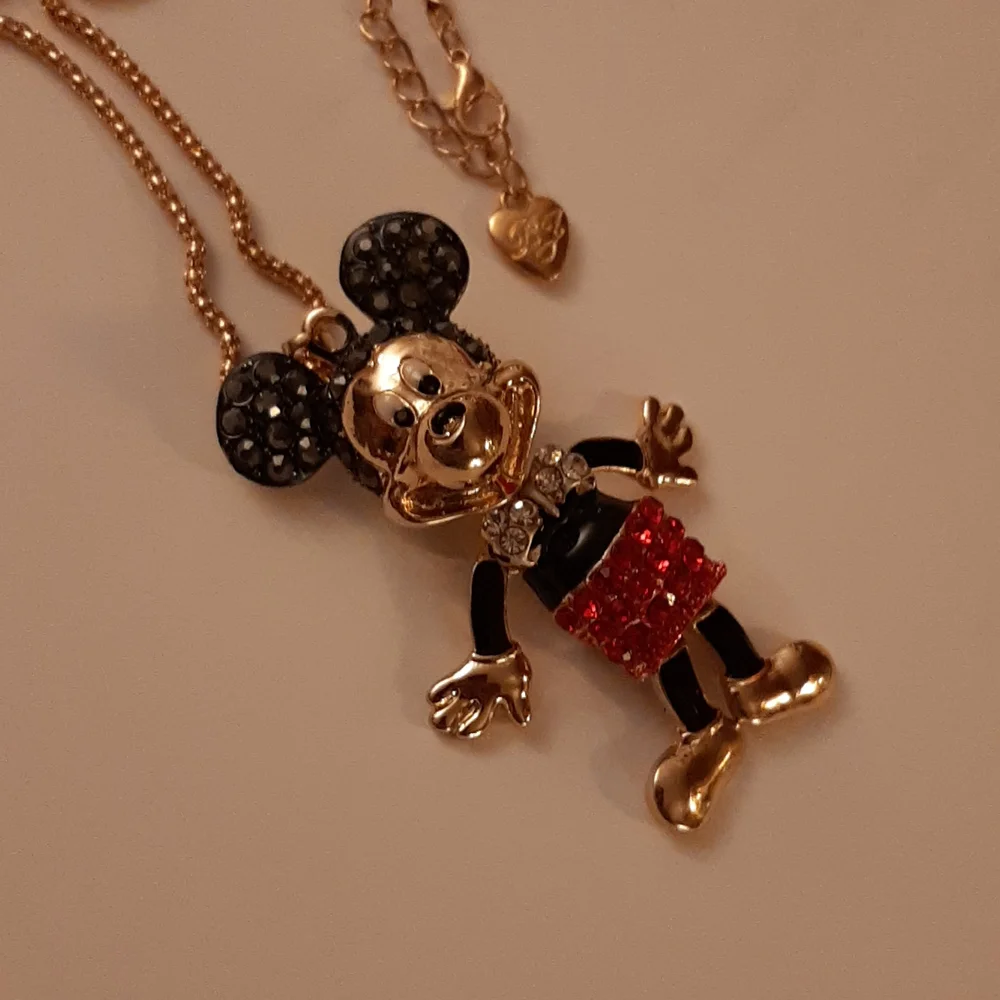 Cute! Mouse Charm with Free Chain- Arms and Legs Dangle, Head Turns 🐭❤🐹